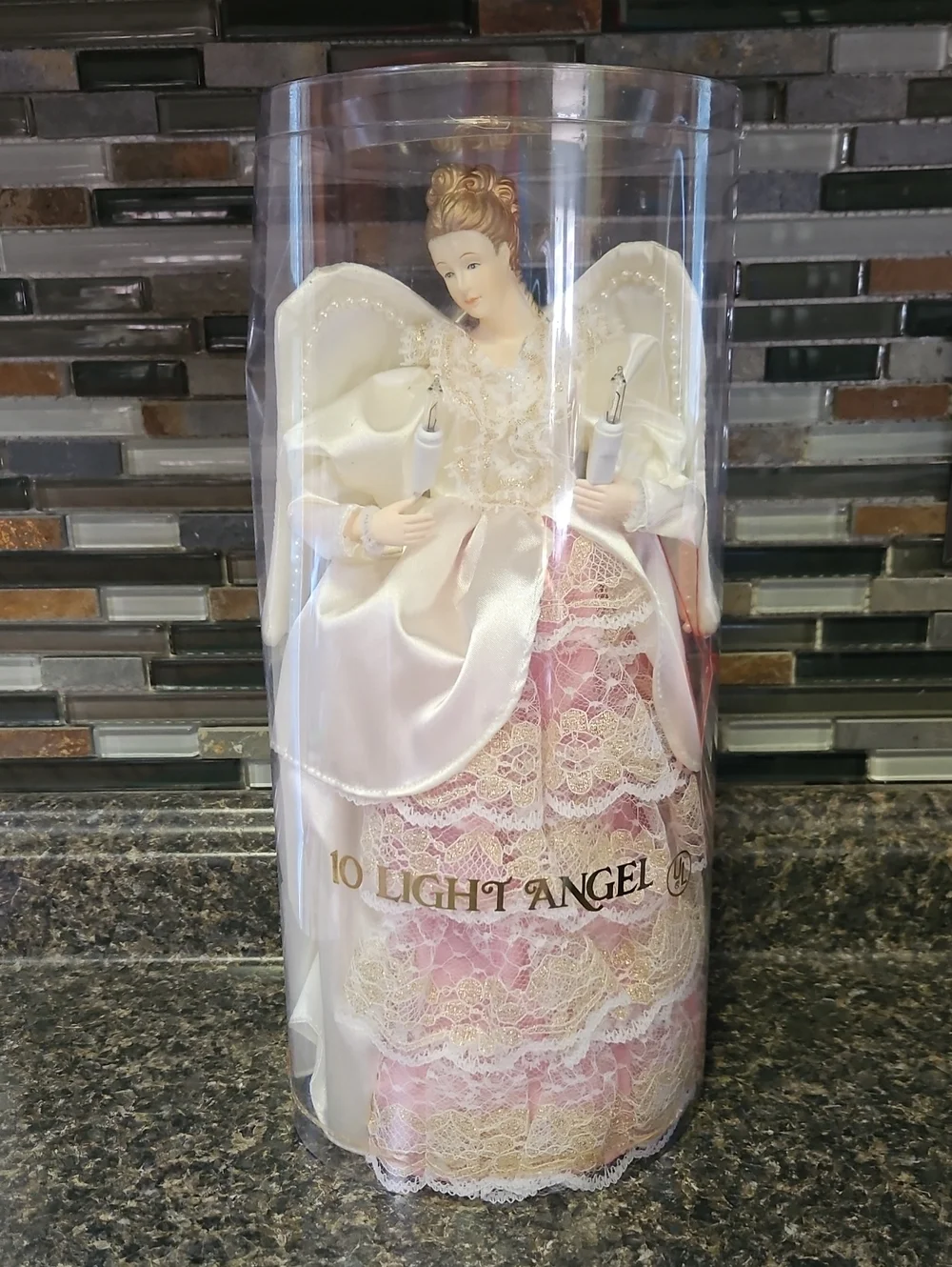 Silvestri 10 Lights Angel Tree Topper